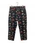 NASTOYS（ナストナイズ）の古着「GALAXY TATTOO FLASH TROUSERS　総柄コーデュロイパンツ」｜ブラック
