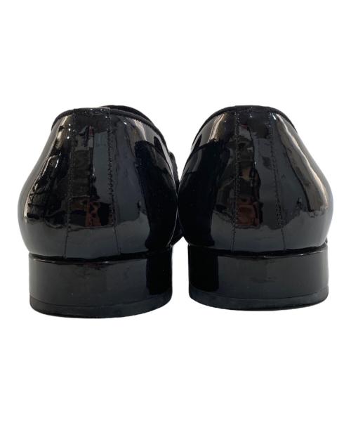 LOUIS VUITTON（ルイ ヴィトン）LOUIS VUITTON (ルイ ヴィトン) ホッケンハイム・ライン  パテントレザーローファー ブラック サイズ:5の古着・服飾アイテム