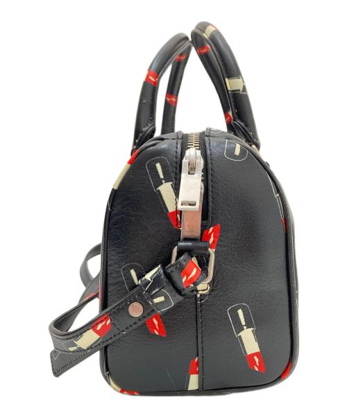 Saint Laurent Paris（サンローランパリ）Saint Laurent Paris (サンローランパリ) ベイビーダッフル リップスティックパターン 400422 ブラックの古着・服飾アイテム