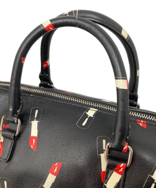 Saint Laurent Paris（サンローランパリ）Saint Laurent Paris (サンローランパリ) ベイビーダッフル リップスティックパターン 400422 ブラックの古着・服飾アイテム