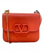 VALENTINO GARAVANIヴァレンティノ・ガラヴァーニ）の古着「Vスリング ショルダーバッグ SW0B0F01RQR」｜オレンジ