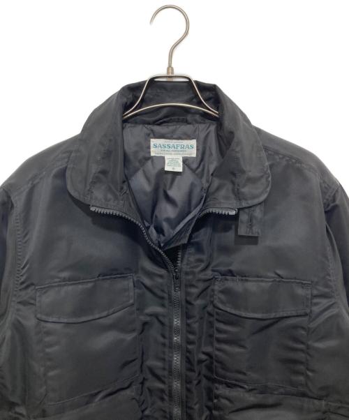 SASSAFRAS（ササフラス）SASSAFRAS (ササフラス) D/C Armor Jacket Heavy　ナイロンジャケット　SF-242155 ブラック サイズ:Sの古着・服飾アイテム