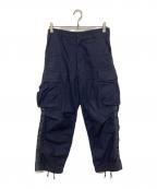 COMME des GARCONS HOMMEコムデギャルソン オム）の古着「サイドラインカーゴパンツ　SIDE LINE CARGO PANTS　HJ-P021　AD2022」｜ネイビー