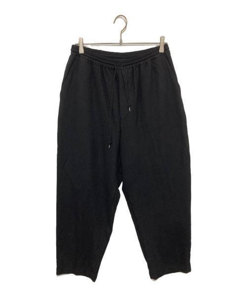 COMME des GARCONS HOMME（コムデギャルソン オム）COMME des GARCONS HOMME (コムデギャルソン オム) ウール縮絨サージパンツ　ウールイージーワイドパンツ　24AW　HN-P019　AD2024 ブラック サイズ:Sの古着・服飾アイテム