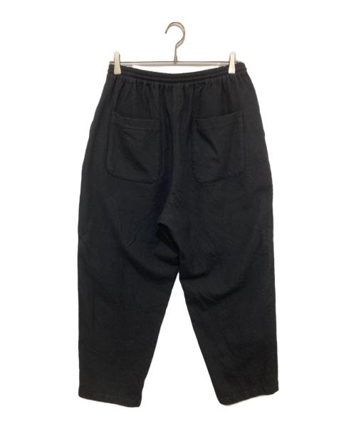 COMME des GARCONS HOMME（コムデギャルソン オム）COMME des GARCONS HOMME (コムデギャルソン オム) ウール縮絨サージパンツ　ウールイージーワイドパンツ　24AW　HN-P019　AD2024 ブラック サイズ:Sの古着・服飾アイテム