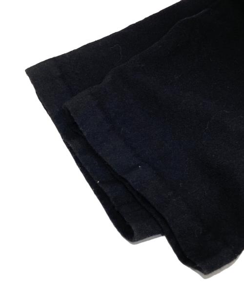 COMME des GARCONS HOMME（コムデギャルソン オム）COMME des GARCONS HOMME (コムデギャルソン オム) ウール縮絨サージパンツ　ウールイージーワイドパンツ　24AW　HN-P019　AD2024 ブラック サイズ:Sの古着・服飾アイテム