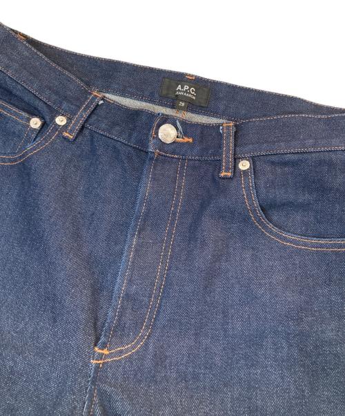 A.P.C.（アーペーセー）A.P.C. (アーペーセー) JEAN AARON（アーロン） ワイドデニムパンツ インディゴ サイズ:29の古着・服飾アイテム