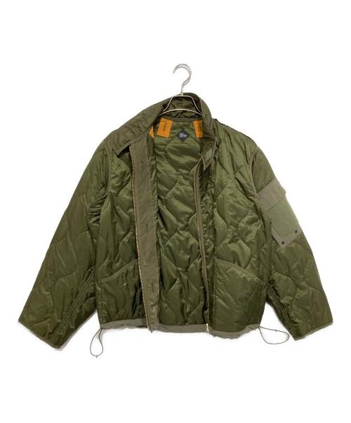 THE CORONA UTILITY（コロナユーティリティ）THE CORONA UTILITY (コロナユーティリティ) COMBAT QUILTING LINER JACKET コンバット キルティング ライナー ジャケット  CJ020 オリーブ サイズ:Mの古着・服飾アイテム