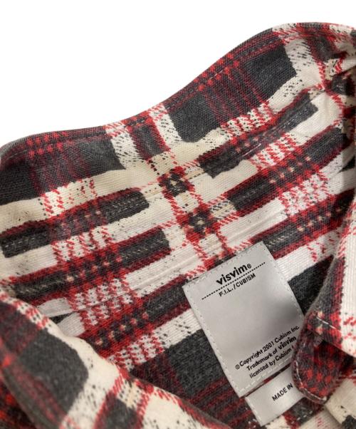 VISVIM（ビズビム）VISVIM (ビズビム) WALLY SHIRT（ウォーリーシャツ）　0116105011011 レッド サイズ:2の古着・服飾アイテム