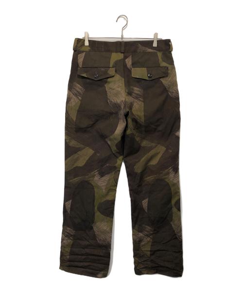 THE REAL McCOY'S（ザ・リアルマッコイズ）THE REAL McCOY'S (ザ・リアルマッコイズ) ブラッシュストロークカモ　ブリティッシュ アーミー カーゴパンツ カーキ サイズ:33の古着・服飾アイテム