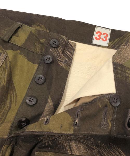 THE REAL McCOY'S（ザ・リアルマッコイズ）THE REAL McCOY'S (ザ・リアルマッコイズ) ブラッシュストロークカモ　ブリティッシュ アーミー カーゴパンツ カーキ サイズ:33の古着・服飾アイテム