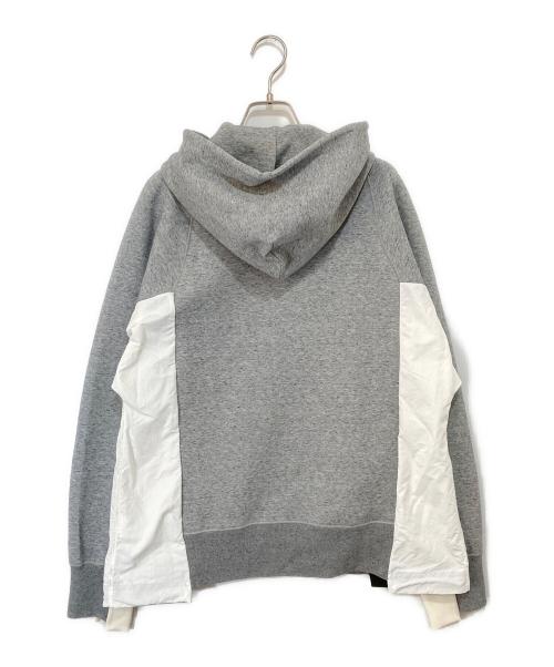 NIKE（ナイキ）NIKE (ナイキ) sacai (サカイ) NRG HOODIE　フーディー　CZ4695-063 グレー サイズ:Sの古着・服飾アイテム