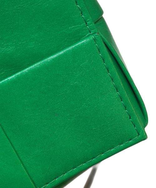 BOTTEGA VENETA（ボッテガベネタ）BOTTEGA VENETA (ボッテガベネタ) キャンディー カセット ミニショルダーバッグ 667048 グリーンの古着・服飾アイテム