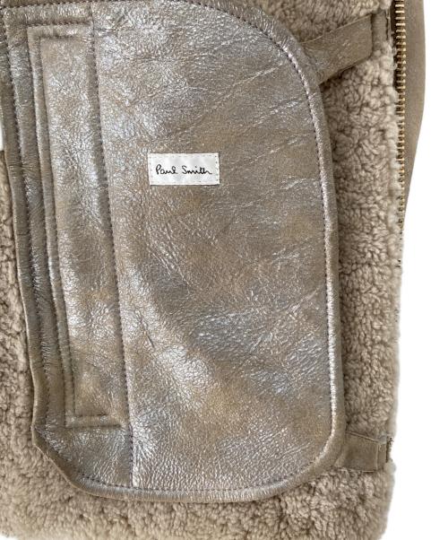 PAUL SMITH（ポールスミス）PAUL SMITH (ポールスミス) ムートンジャケット 	PM-MN-44434 ベージュ サイズ:Mの古着・服飾アイテム