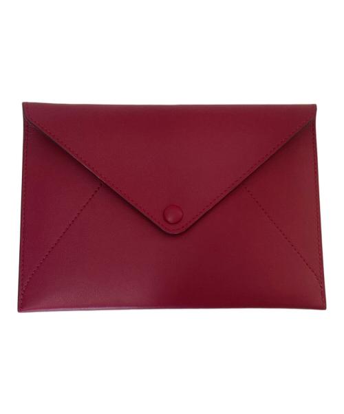 DELVAUX（デルヴォー）DELVAUX (デルヴォー) レターモチーフケース レッドの古着・服飾アイテム