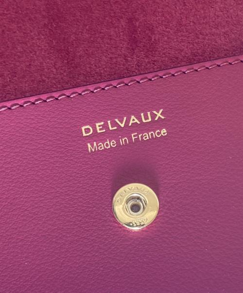 DELVAUX（デルヴォー）DELVAUX (デルヴォー) レターモチーフケース レッドの古着・服飾アイテム