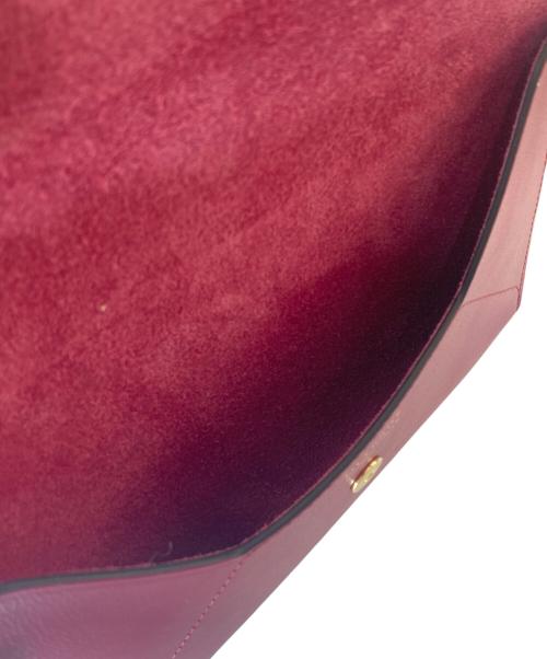 DELVAUX（デルヴォー）DELVAUX (デルヴォー) レターモチーフケース レッドの古着・服飾アイテム