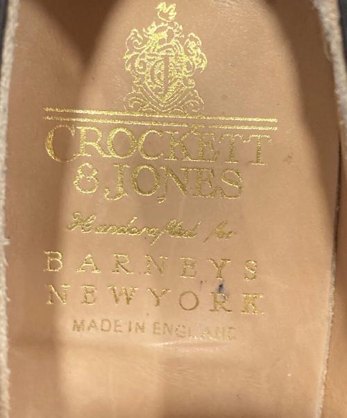 Crockett & Jones（クロケット＆ジョーンズ）Crockett & Jones (クロケット＆ジョーンズ) BARNEYS NEWYORK (バーニーズ・ニューヨーク) ストレートチップシューズ 379ラスト 20106 ブラック サイズ:6 1/2の古着・服飾アイテム