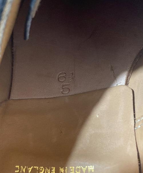 Crockett & Jones（クロケット＆ジョーンズ）Crockett & Jones (クロケット＆ジョーンズ) BARNEYS NEWYORK (バーニーズ・ニューヨーク) ストレートチップシューズ 379ラスト 20106 ブラック サイズ:6 1/2の古着・服飾アイテム