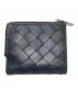 BOTTEGA VENETA (ボッテガベネタ) イントレチャート 2つ折り ファスナーウォレット　775546VCPQ48803 ブラック：35000円