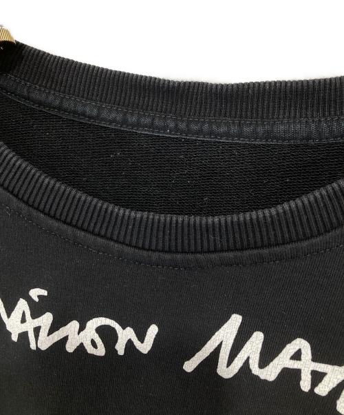 MM6 Maison Margiela（エムエムシックスメゾンマルジェラ）MM6 Maison Margiela (エムエムシックスメゾンマルジェラ) ワイドクロップドロゴTシャツ　S32GU0133 S25454 ブラック サイズ:Sの古着・服飾アイテム