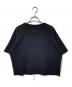 MM6 Maison Margiela (エムエムシックスメゾンマルジェラ) ワイドクロップドロゴTシャツ　S32GU0133 S25454 ブラック サイズ:S：14000円