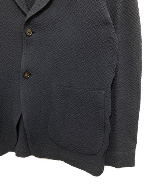 LARDINI（ラルディーニ）LARDINI (ラルディーニ) シアサッカー テーラードジャケット　JK.1166 ネイビー サイズ:Lの古着・服飾アイテム