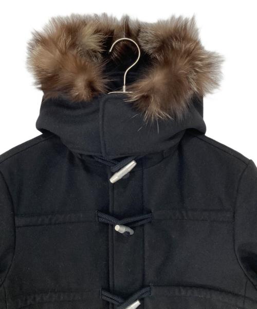 KRIS VAN ASSCHE（クリス ヴァン アッシュ）KRIS VAN ASSCHE (クリス ヴァン アッシュ) カシミヤ混 ショートダッフルコート　Y2K　132BL682 ブラック サイズ:44の古着・服飾アイテム