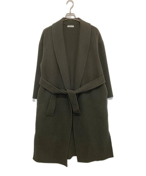 DEUXIEME CLASSE（ドゥーズィエム クラス）DEUXIEME CLASSE (ドゥーズィエム クラス) EVERYDAY I LIKE　ダブルフェイス ガウンコート　19020500802030 カーキ サイズ:記載なしの古着・服飾アイテム