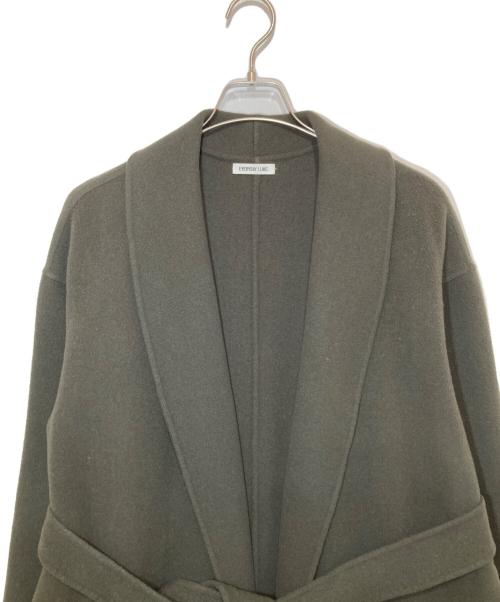 DEUXIEME CLASSE（ドゥーズィエム クラス）DEUXIEME CLASSE (ドゥーズィエム クラス) EVERYDAY I LIKE　ダブルフェイス ガウンコート　19020500802030 カーキ サイズ:記載なしの古着・服飾アイテム