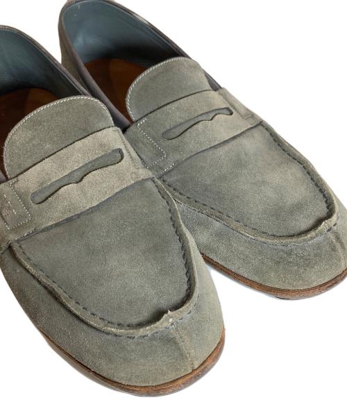 J.M.WESTON（ジェイエムウエストン）J.M.WESTON (ジェイエムウエストン) ルモック ローファー　スエード　281 オリーブ サイズ:8Dの古着・服飾アイテム