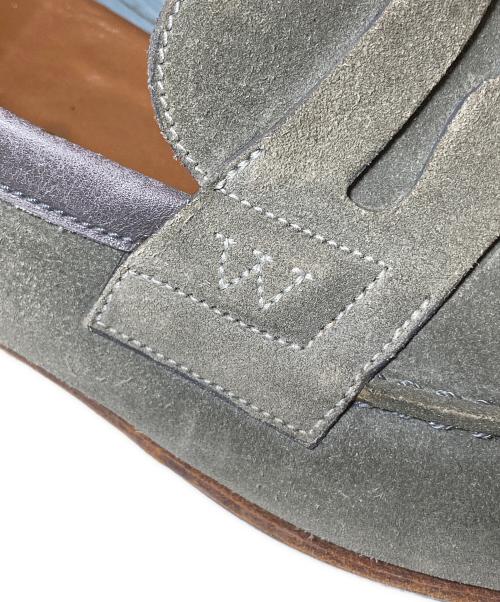 J.M.WESTON（ジェイエムウエストン）J.M.WESTON (ジェイエムウエストン) ルモック ローファー　スエード　281 オリーブ サイズ:8Dの古着・服飾アイテム