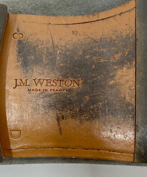 J.M.WESTON（ジェイエムウエストン）J.M.WESTON (ジェイエムウエストン) ルモック ローファー　スエード　281 オリーブ サイズ:8Dの古着・服飾アイテム