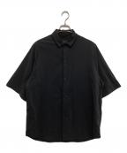 teatoraテアトラ）の古着「CARTRIDGE SHIRT S/S DR」｜ブラック