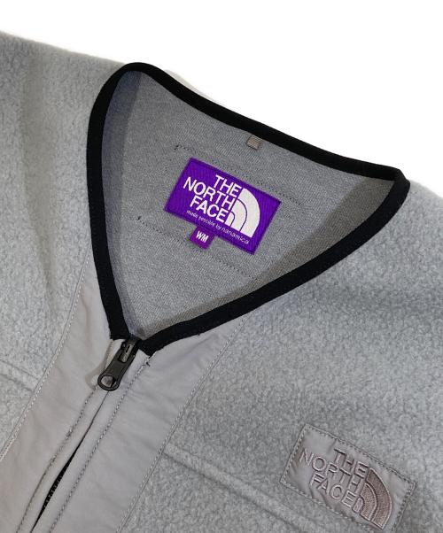 THE NORTHFACE PURPLELABEL（ザ・ノースフェイス パープルレーベル）THE NORTHFACE PURPLELABEL (ザ・ノースフェイス パープルレーベル) PLAS Fleece Field Cardigan　フリースフィールドカーディガン　N25FA037 グレー サイズ:Mの古着・服飾アイテム