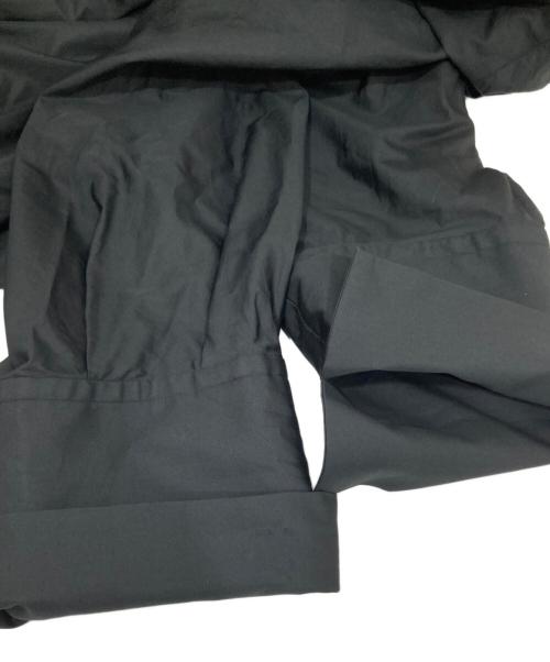 YLEVE（イレーヴ）YLEVE (イレーヴ) スキッパーシャツワンピース ブラック サイズ:１の古着・服飾アイテム