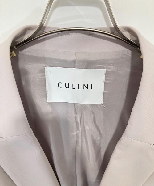 CULLNI（クルニ）CULLNI (クルニ) Double Satin Zip Pocket Tailored Jacket ダブルステインジップポケットテーラードジャケット ベージュ サイズ:2の古着・服飾アイテム