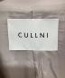 中古・古着 CULLNI (クルニ) Double Satin Zip Pocket Tailored Jacket ダブルステインジップポケットテーラードジャケット ベージュ サイズ:2：13000円