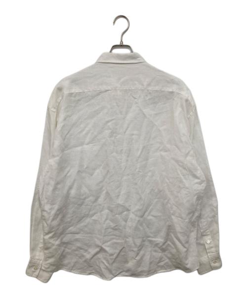 Porter Classic（ポータークラシック）Porter Classic (ポータークラシック) ROLL UP COTTON LINEN SHIRT(ロールアップコットンリネンシャツ) ホワイト サイズ:XLの古着・服飾アイテム