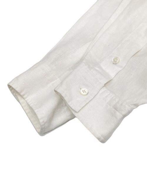 Porter Classic（ポータークラシック）Porter Classic (ポータークラシック) ROLL UP COTTON LINEN SHIRT(ロールアップコットンリネンシャツ) ホワイト サイズ:XLの古着・服飾アイテム