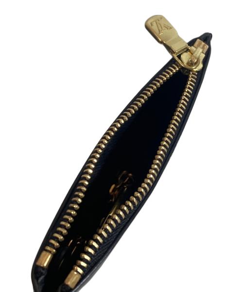 LOUIS VUITTON（ルイ ヴィトン）LOUIS VUITTON (ルイ ヴィトン) エピ ポシェット クレ キーリング付 コインケース　M63802 ブラックの古着・服飾アイテム