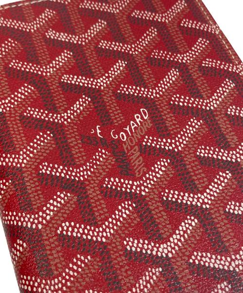 GOYARD（ゴヤール）GOYARD (ゴヤール) PVCコーティングキャンバスフラグメントケース　4C075035 レッドの古着・服飾アイテム