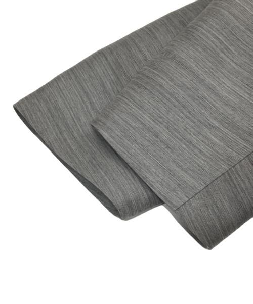 DOMELLE（ドメル）domelle (ドメル) ウール シルクツイル ブラウス 25AW A3153FB グレー サイズ:2の古着・服飾アイテム