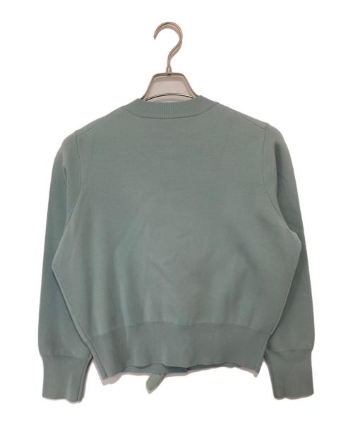 l'heritage martinique（レリタージュ マルティニーク）l'heritage martinique (レリタージュ マルティニーク) タフタフリルカーディガン　A0351KCD281 ブルー サイズ:不明の古着・服飾アイテム