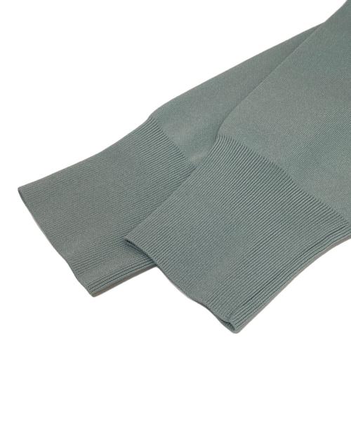 l'heritage martinique（レリタージュ マルティニーク）l'heritage martinique (レリタージュ マルティニーク) タフタフリルカーディガン　A0351KCD281 ブルー サイズ:不明の古着・服飾アイテム