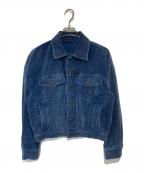 l'heritage martiniqueレリタージュ マルティニーク）の古着「インディゴコーデュロイブルゾンジャケット　A0353FJM360」｜インディゴ