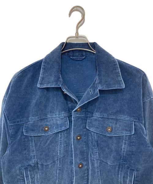 l'heritage martinique（レリタージュ マルティニーク）l'heritage martinique (レリタージュ マルティニーク) インディゴコーデュロイブルゾンジャケット　A0353FJM360 インディゴ サイズ:記載なしの古着・服飾アイテム