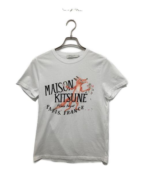 maison kitsune（メゾンキツネ）maison kitsune (メゾンキツネ) プリントTシャツ JW00167KJ0008 ホワイト サイズ:Mの古着・服飾アイテム