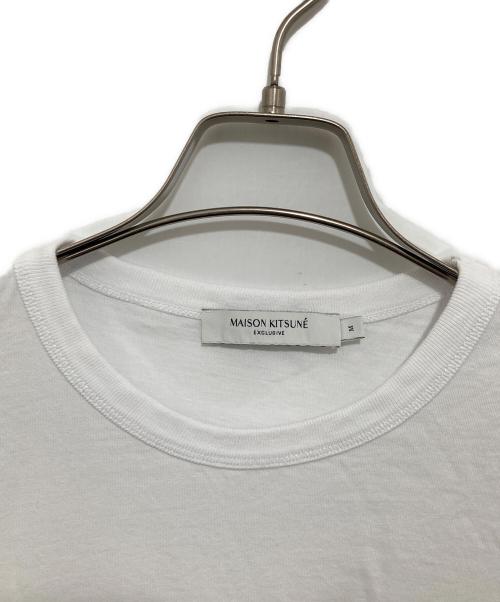 maison kitsune（メゾンキツネ）maison kitsune (メゾンキツネ) プリントTシャツ JW00167KJ0008 ホワイト サイズ:Mの古着・服飾アイテム