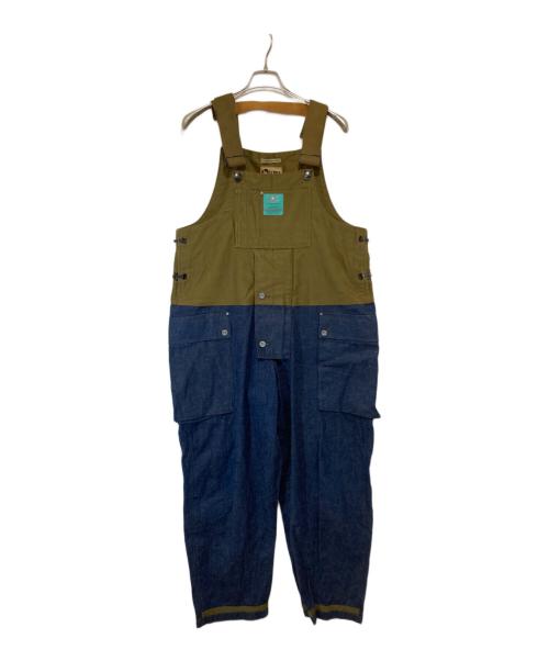 NIGEL CABOURN（ナイジェルケーボン）NIGEL CABOURN (ナイジェルケーボン) ジャパニーズデニムモールスキンオーバーオール　8039-13-50530 カーキ サイズ:50の古着・服飾アイテム
